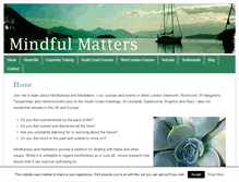 Tablet Screenshot of mindfulmatters.co.uk